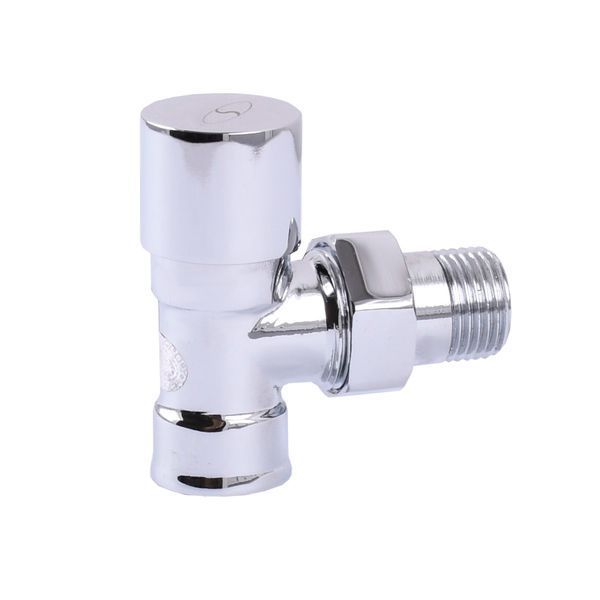 Кран вентильный угловой с американкой SOLOMON 1/2&Prime; CHROM 1844 п/ключ 000002164 фото