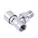 Кран вентильный угловой с американкой SOLOMON 1/2&Prime; CHROM 1844 п/ключ 000002164 фото 5