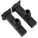 Набор Кран полуоборотный угловой с американкой SOLOMON LUX 1/2&Prime; CUBE BLACK 8888 (1уп) 000021912 фото 4
