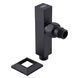 Набор Кран полуоборотный угловой с американкой SOLOMON LUX 1/2&Prime; CUBE BLACK 8888 (1уп) 000021912 фото 6