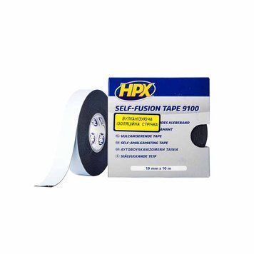 Стрічка вулканізуюча HPX SF1910, 19 мм х 10 м, чорна, артикул SF1910 57521 фото