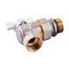 Кран кульовий кутовий з американкою Q PROFESSIONAL QP004 PN40 3/4&Prime; антипротікання, Білий метелик 000014416 фото 3