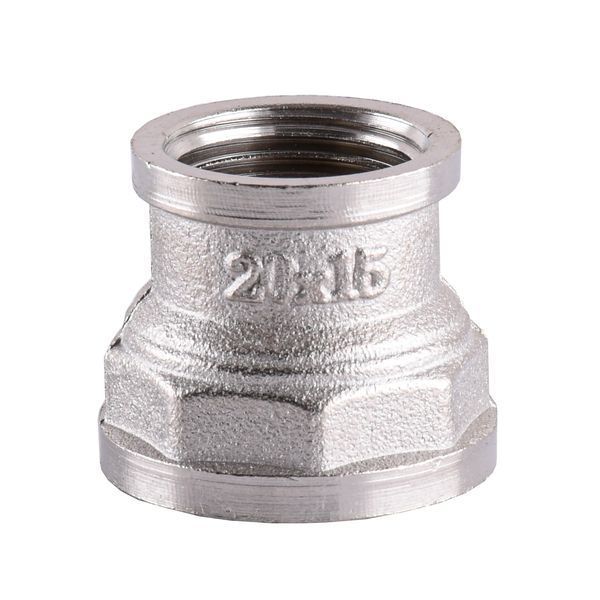 Муфта редукційна 3/4&Prime;х1/2&Prime;ВВ нікельована полегшена А0306А(нк) 000024914 фото