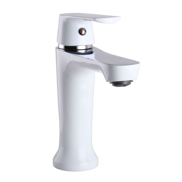 Змішувач для умивальника Globus Lux Laguna GLA-0401-7-WHITE 000022561 фото