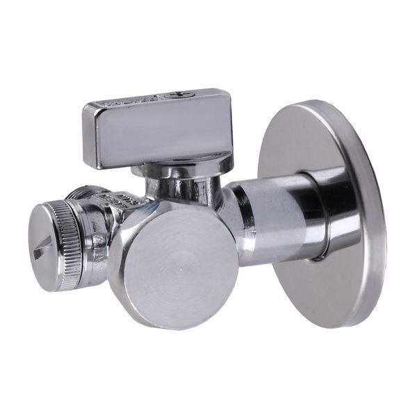 Кран шаровый угловой двойной ARCO 1/2&Prime;х 3/4&Prime;х3/8&Prime; DUAL29 000019854 фото