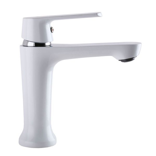 Змішувач для умивальника Globus Lux Laguna GLA-0401-7-WHITE 000022561 фото