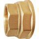 Муфта редукционная 1 1/2&Prime;х1 1/4&Prime;ВВ латунная восьмигранная А0338А 000025511 фото 4