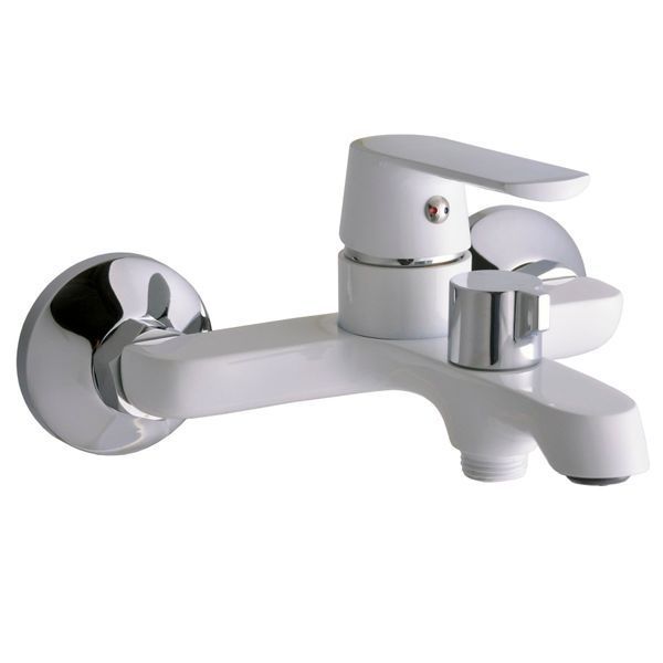 Смеситель для ванны Globus Lux Laguna GLA-0102NE-7-WHITE 000022562 фото