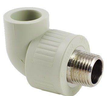 Кутник ПП з переходом на зовнішню різьбу FADO PPR 32*3/4" PPU24 фото