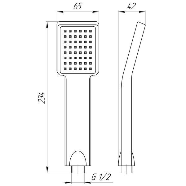 Душевая лейка Globus Lux SUS-001PQ 000017558 фото