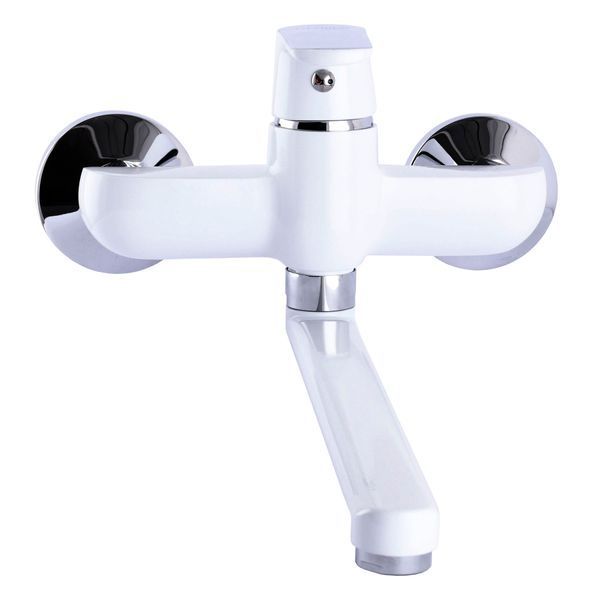 Змішувач для кухні зі стіни Globus Lux Laguna GLA-0104-7-WHITE 000022563 фото