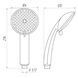 Душова лійка Globus Lux NSF-580-1-LUX Blister 000017955 фото 6