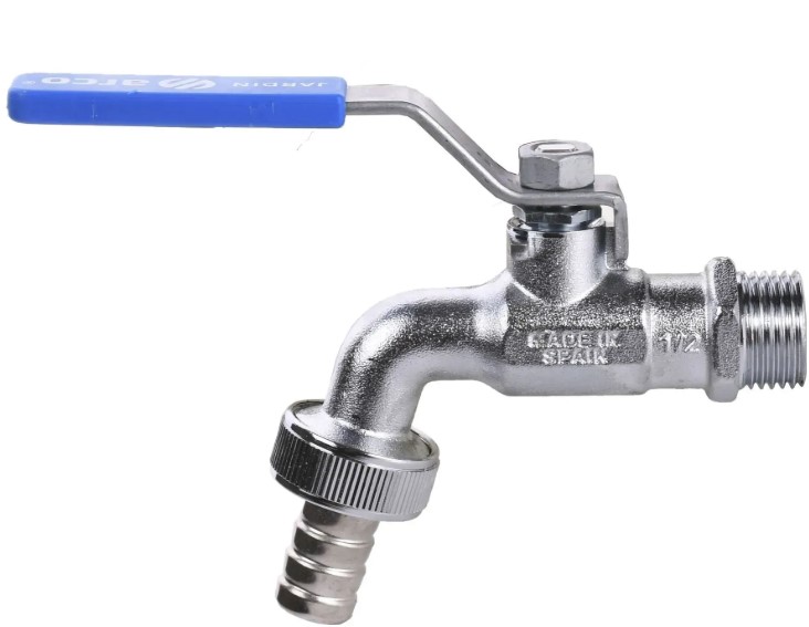 Кран ARCO шаровой для полива 1/2″ 0413 NANO AntiLime с длинной ручкой