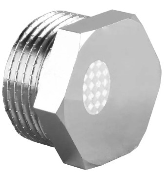 Заглушка з зовнішньою різьбою SOLOMON 1/2″ хром 4001